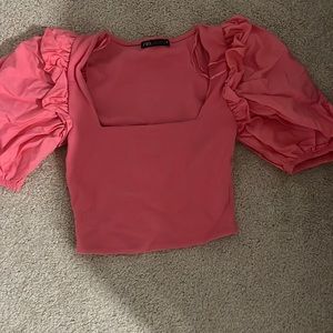 Pink Zara top